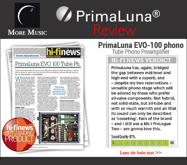 HiFi News test PrimaLuna EVO 100 phono