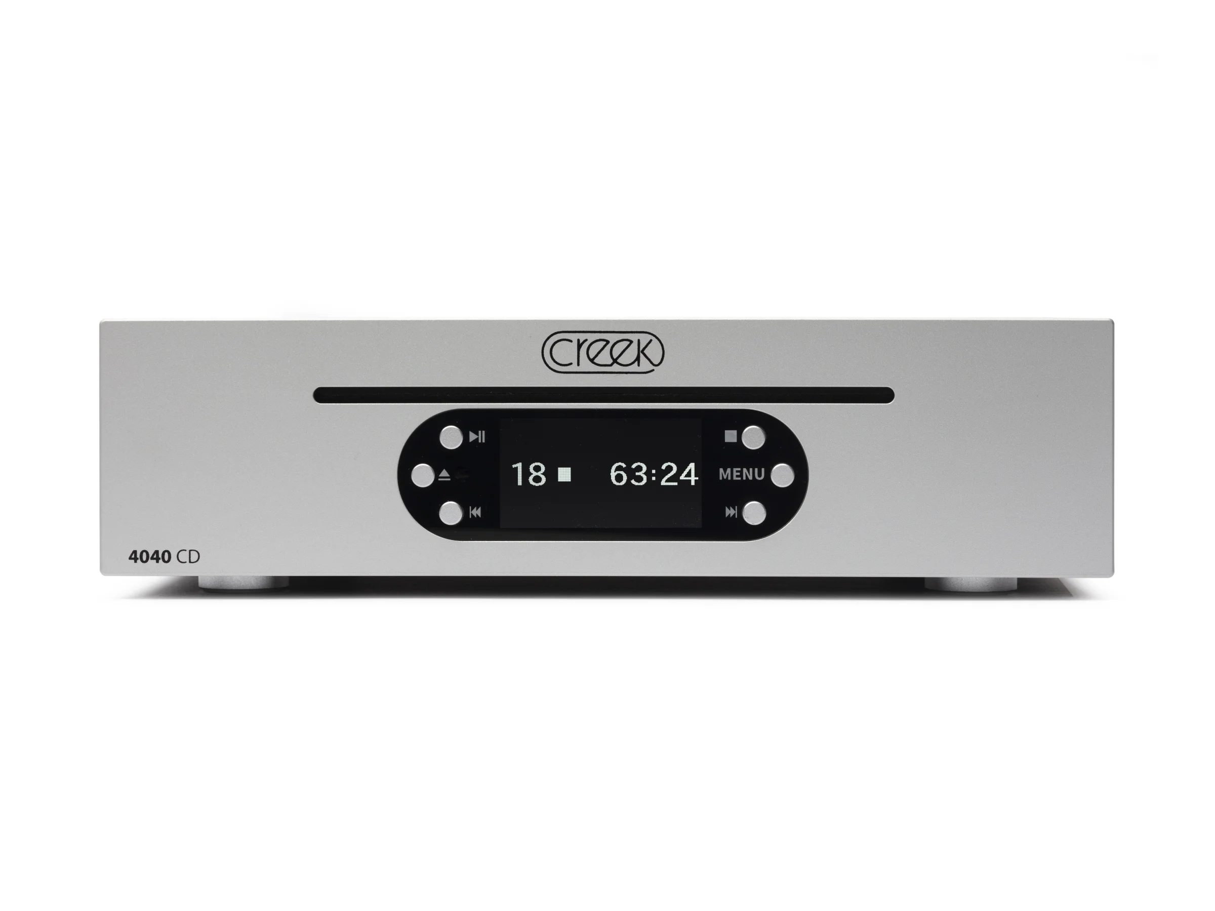 Creek 4040 CD zilver front Creek Audio 4040 CD