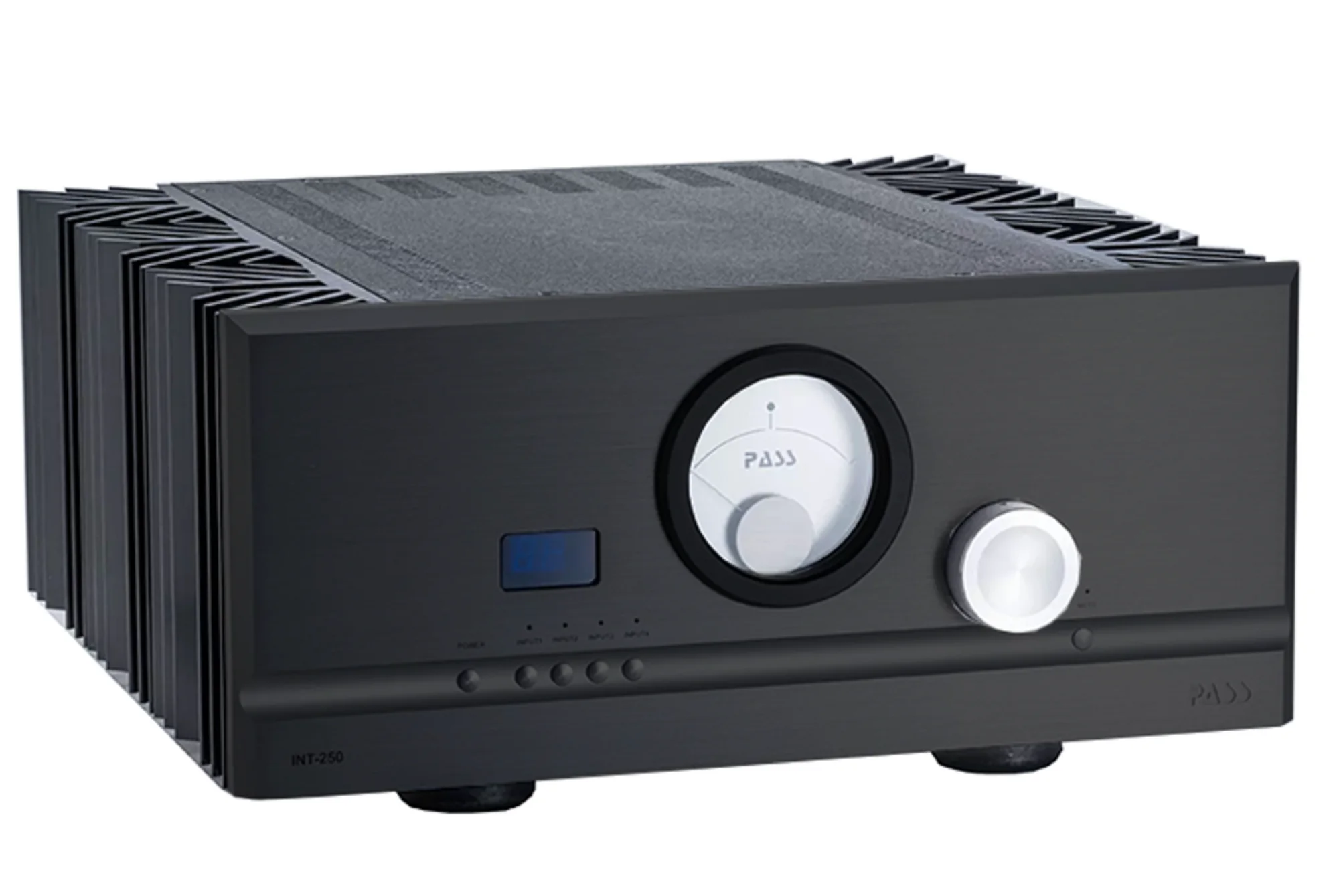 Pass Labs INT250 zwart front Pass Labs INT250 zwart front
