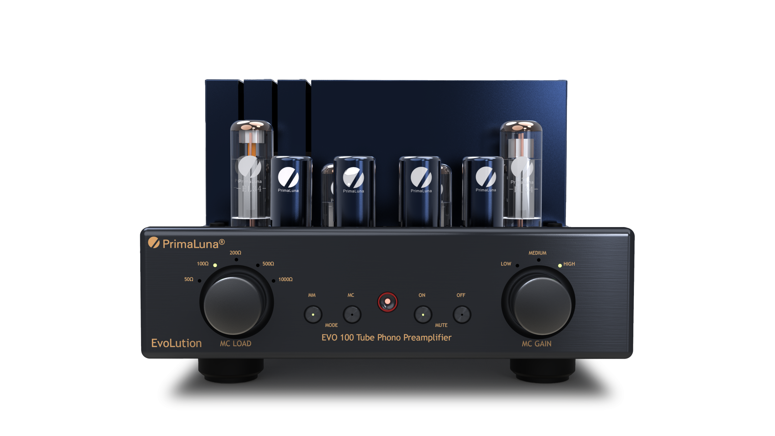 01.Front_Black_nohousing Demo PrimaLuna EVO Tube Phono