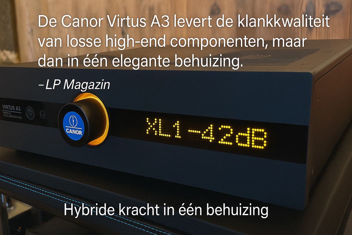 Canor Virtus A3 – Test uit LP Magazin